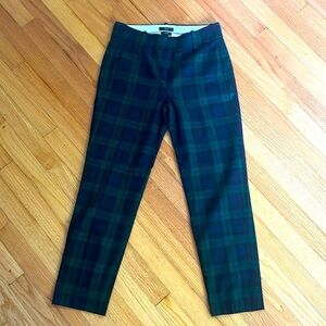 J. Crew Black Watch Cameron Pant